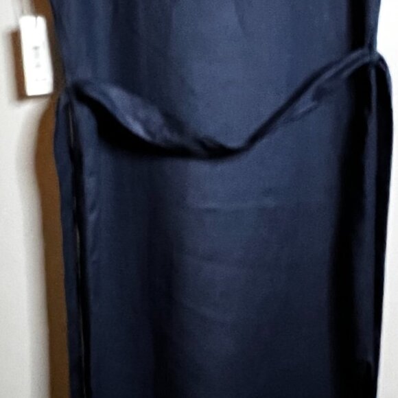 Three Dots Women's Linen Button Down Short Sleeve Maxi Shirt Dress in M - Picture 6 of 8